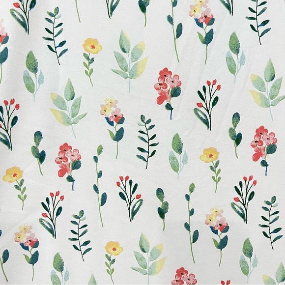 Meadow Dreams Baby Playmat with Border Round White/Pink Amelia Floral 36" X 36" - Picture 9 of 10